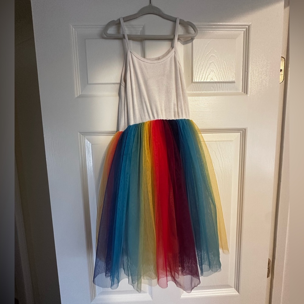 Colorful Rainbow Tulle Dress